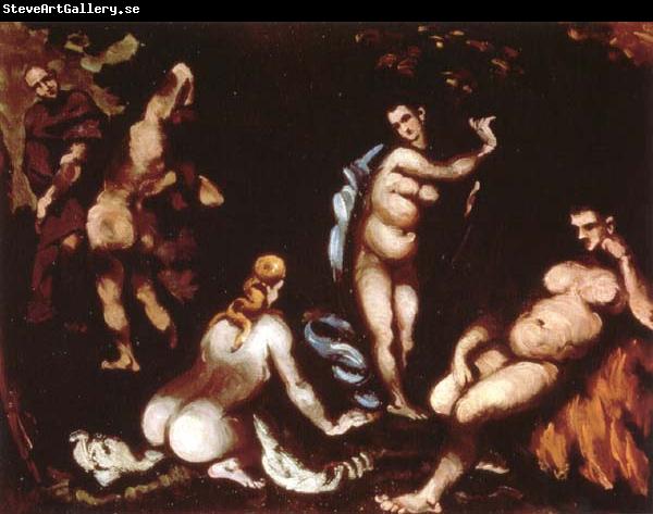 Paul Cezanne La tentation de saint Antoine